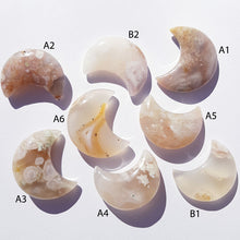 Load image into Gallery viewer, FLOWER AGATE moons