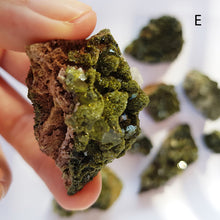 Load image into Gallery viewer, FOREST FAIRY EPIDOTE clusters