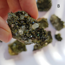 Load image into Gallery viewer, FOREST FAIRY EPIDOTE clusters