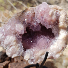 Load image into Gallery viewer, PINK AMETHYST CHUNK on stand
