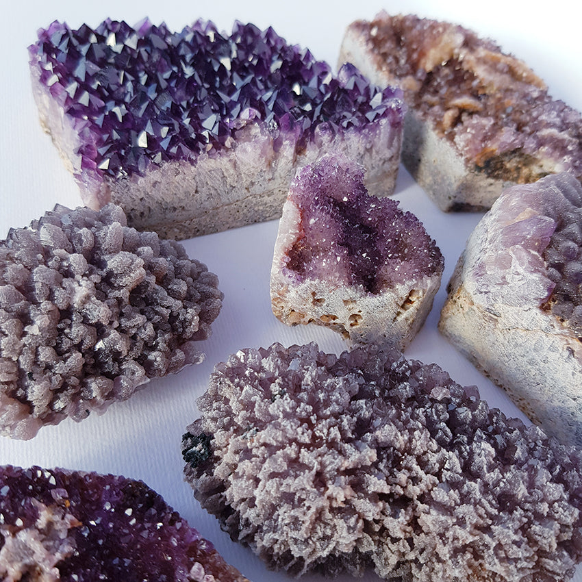 Alaçam amethyst clusters