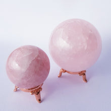 Load image into Gallery viewer, ROSE QUARTZ sphere
