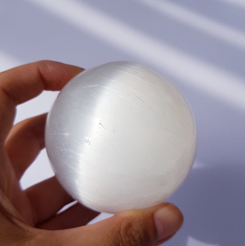 selenite sphere